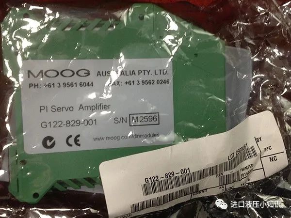 moog穆格放大器G122-829-001